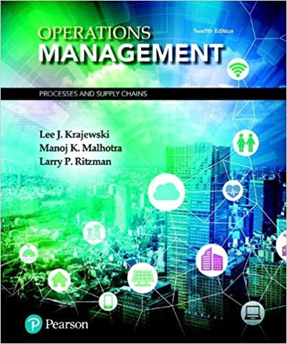 Operations Management: Processes and Supply Chains (12th Edition) - Original PDF